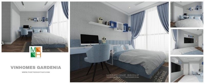 +21 Mẫu thiết kế phòng bé trai chung cư 3D đẹp, ấn tượng 2022-2023